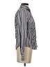 Faconnable Stripes Gray Long Sleeve Blouse Size S - photo 4