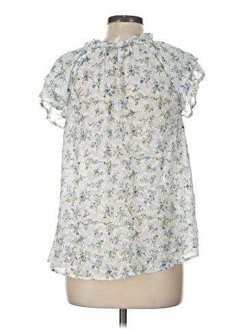 Blu Pepper Short Sleeve Blouse (view 2)