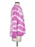J.Crew 100% Silk Tie-dye Pink Long Sleeve Silk Top Size XS - photo 4