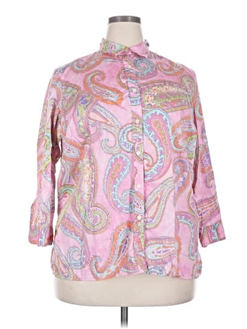 Lauren by Ralph Lauren 3/4 Sleeve Blouse (view 1)