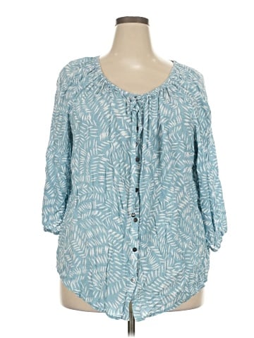 Nic + Zoe 3/4 Sleeve Blouse (view 1)