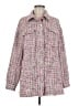 Avec Les Filles 100% Polyester Tweed Pink Cardigan Size M - photo 1