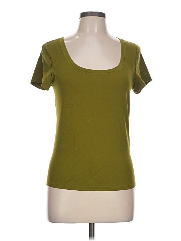 Pre-owned Athleta Short Sleeve T-shirt In Green