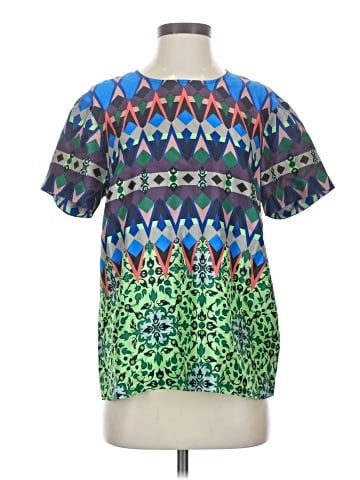J.Crew Short Sleeve Silk Top (view 1)