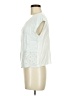 Maison Jules 100% Rayon Ivory Short Sleeve Blouse Size M - photo 5