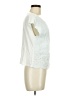 Maison Jules 100% Rayon Ivory Short Sleeve Blouse Size M - photo 4
