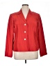 Coldwater Creek 100% Silk Red Jacket Size 16 - photo 1