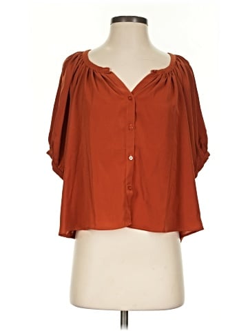 Abercrombie & Fitch Short Sleeve Blouse (view 1)