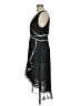 ICE 100% Silk Polka Dots Black White Cocktail Dress Size 12 - photo 5