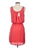 City Triangles 100% Polyester Solid Red Casual Dress Size S - photo 2