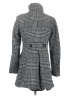 BCX Plaid Houndstooth Gray Coat Size S - photo 2