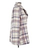 Cotton Bleu 100% Polyester Plaid Ivory Coat Size M - photo 4