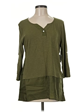 Riders by Lee 3/4 Sleeve Top (view 1)