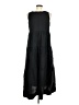 Elle Solid Black Casual Dress Size M - photo 2