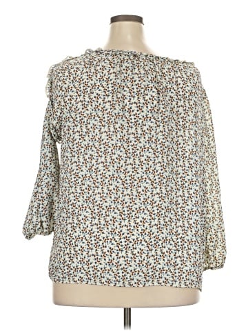 Max Studio 3/4 Sleeve Blouse (view 2)