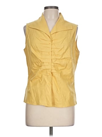 Andre Oliver Sleeveless Button-Down Shirt (view 1)