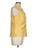 Andre Oliver Yellow Sleeveless Button-Down Shirt Size 12 - photo 4