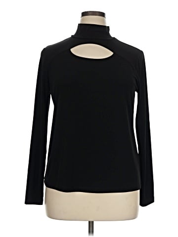 Susan Graver Long Sleeve Top (view 1)