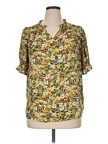 Pleione Short Sleeve Blouse (view 1)