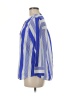 J.Crew 100% Cotton Stripes Blue 3/4 Sleeve Blouse Size M - photo 5