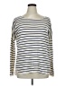 Vince. Stripes Ivory Pullover Sweater Size XL (estimated) - photo 1