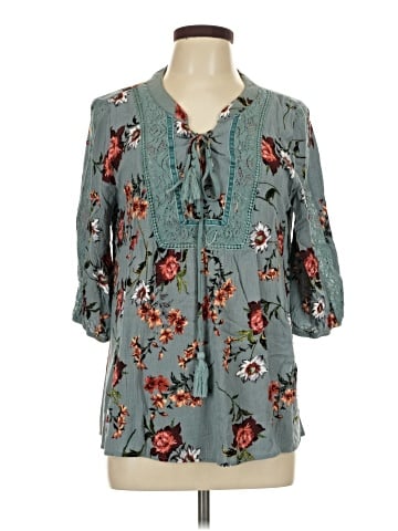 Suzanne Betro 3/4 Sleeve Blouse (view 1)