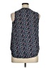 Croft & Barrow 100% Rayon Blue Sleeveless Blouse Size 0X - photo 2