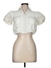 TCEC Ivory Short Sleeve Blouse Size M - photo 1