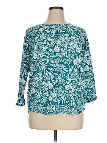 Crown & Ivy 3/4 Sleeve T-Shirt (view 1)