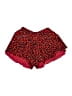 Adrienne Animal Print Red Shorts Size S - photo 1