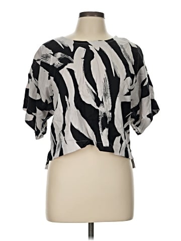 DKNY Short Sleeve Blouse (view 1)