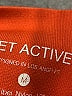 Set Active 100% Nylon Orange Active Pants Size M - photo 8