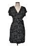 Nine West Print Black Casual Dress Size M - photo 1