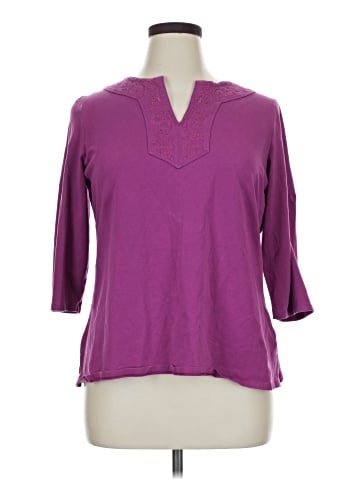 Charter Club 3/4 Sleeve Top (view 1)