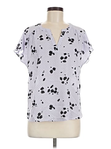 Banana Republic Factory Store Short Sleeve Blouse (view 1)