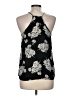 Paper Crane 100% Polyester Black Sleeveless Blouse Size M - photo 2