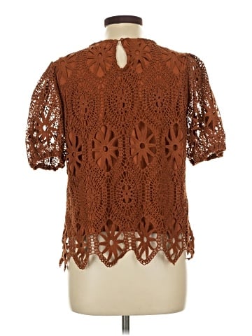 Ultra Pink Short Sleeve Blouse (view 2)