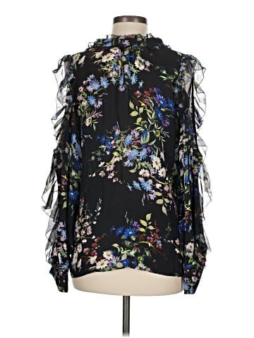 Parker 3/4 Sleeve Silk Top (view 2)