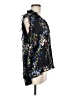 Parker 100% Silk Black 3/4 Sleeve Silk Top Size M - photo 4