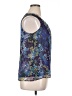 Coldwater Creek 100% Polyester Blue Sleeveless Blouse Size 14 - photo 4