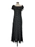 WAYF 100% Polyester Polka Dots Black Casual Dress Size M - photo 2