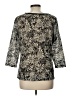 Citiknits Black 3/4 Sleeve Top Size L - photo 2