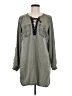 Express 100% Lyocell Gray Casual Dress Size M - photo 1