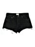 AGOLDE 100% Cotton Hearts Black Denim Shorts Size 31 waist - photo 1