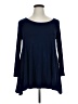 Popana Blue 3/4 Sleeve Top Size XL - photo 1