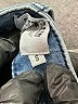 Crazy Train Stripes Blue Denim Shorts Size S - photo 5