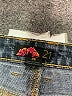Forever 21 Hearts Blue Jeans Size 28 waist - photo 7