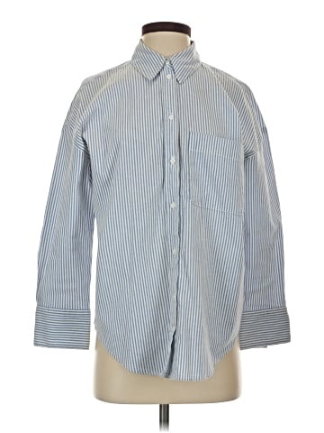 Zara Long Sleeve Button-Down Shirt (view 1)