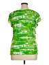 AB Studio Green Short Sleeve Top Size XL - photo 2