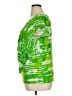 AB Studio Green Short Sleeve Top Size XL - photo 5